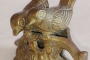 Vintage Brass Love Birds