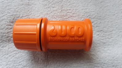 UCO Stormproof Match Case (no matches included) Orange Camping Emergency Bushcraft Survival