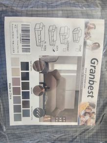 Granbest 3 seater sofa cover in grey, brand new