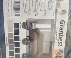 Granbest 3 seater sofa cover in grey, brand new
