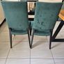 green dining chairs Image 2