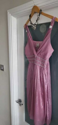 Vintage Pretty in Prink Babydoll dress Sz XL (Fit 10-12)