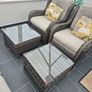 5Pce Grey Rattan Garden Set Image 7
