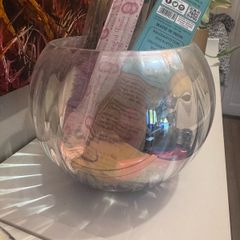 large decorative  glass bowl