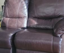 Leather sofa