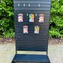 Large Black Slat Wall Display Stand - Exhibition And Shop Display Image 2