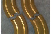 Scalextric C8206:  4x Used Radius 2 Track Curves (R2 Pack)