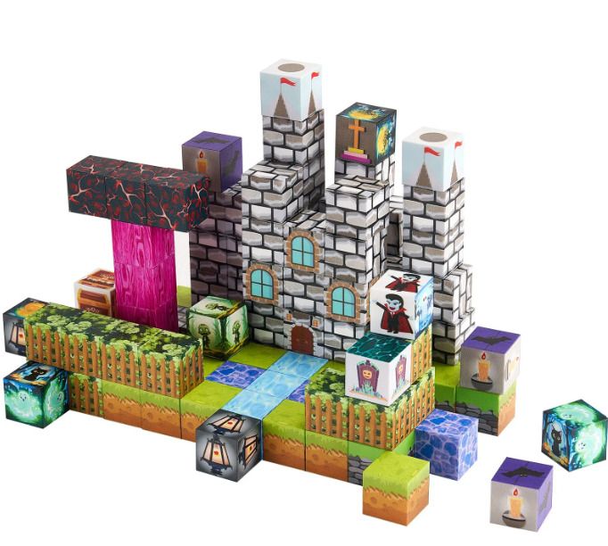 100 piece STEM magnetic building blocks set