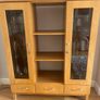 Solid Oak Display Unit and Coffee/Tv Table Image 2