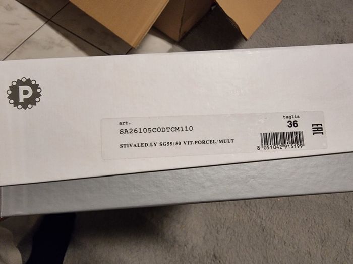 Pollini Ladies Stivale Full Leather Boots Ivory Colour EU 36 , UK 3 - 3.5 UK
