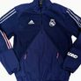 FREE POST Real Madrid adidas Football Sweatshirt 2020 / 21 (M) [Very Good] Half Zip Jumper Image 2
