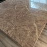 Large Marble Dining Table 180cm Single Pedestal Base plus 6 chairs Image 4