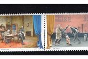 1990 Ireland Irish Theatre (Playboy of the Western World, Juno and the Paycock, The Field &amp; Waiting for Godot) Commemorative Stamps Mint Never Hinged (MNH)