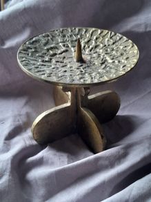 vintage brass candlesticks