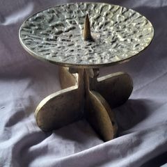 vintage brass candlesticks