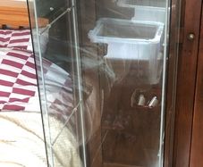 glass display cabinet