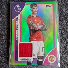 Topps Premier League Trading Cards Alejandro Garnacho 76/99 Player-worn Relic Patch