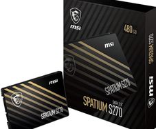 New! -  Msi Spatium S270 Ssd 480gb - Sata 3 2.5"