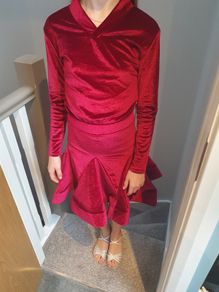 Ballroom dancing Latin dress 150cm
