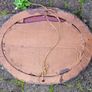 Antique arts & crafts copper mirror Image 4