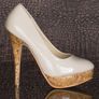 beige shoes high heels size 36 ,40 Image 3