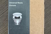 Aqualla Universal Waste in Chrome (UW-CH) for a basin