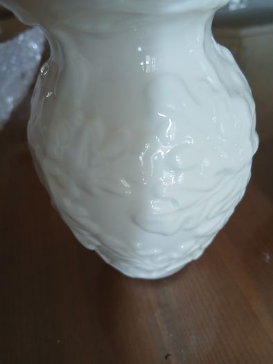 Pair of Belleek Ceramic mini vases.