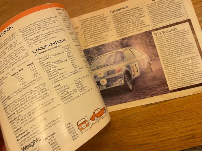 1978 Vauxhall Sales Brochure (Original)