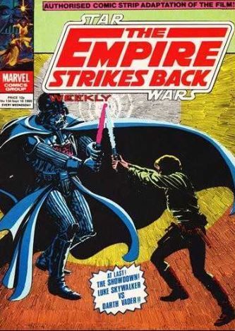 Starwars The Empire Strikes Back Weekly, Marvel Comic 1980 Issues  #130,-134
