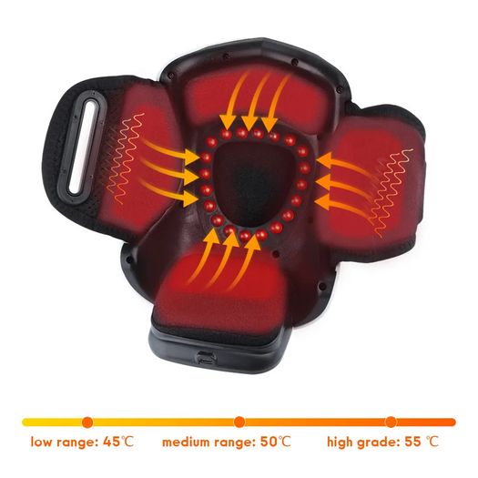 Electric Infrared Heating Knee Massage Air Pressure & Vibration Physiotherapy Instrument Knee Massage Rehabilitation Pain Relief