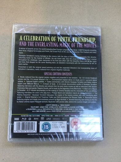 Cinema paradiso rare blu ray sealed new