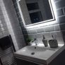 LED Mirrors Ensuite Many Sizes and Shapes Bathroom Bedroom Bluetooth Speakers Demister Antifog Fog Free Makeup Dual LED Bright Light Adjustable Brightness Touch Sensor Image 4