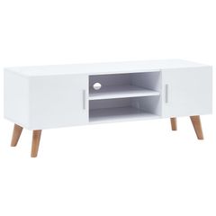 TV Cabinet White 120x40x46 cm MDF