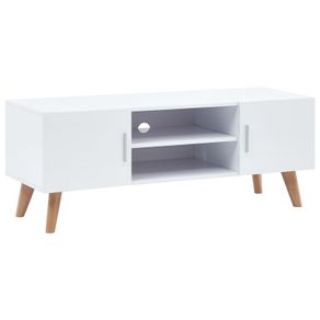 TV Cabinet White 120x40x46 cm MDF