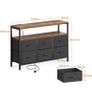 Chest of Drawers Bedroom with 6 Drawers Retro Color Image 5