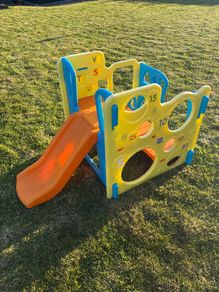 Kids Indoor/Outdoor Climbing Frame & Slide - Educational Play Centre