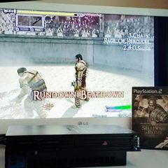 Playstation 2 Refurb Console Ps2  Shadow of Rome game controller mem card