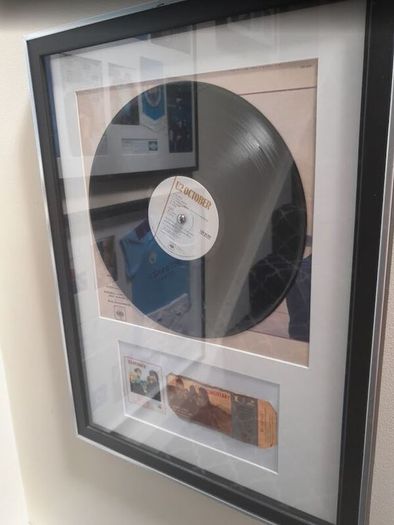 U2 Cbs Ireland Pressing Framed