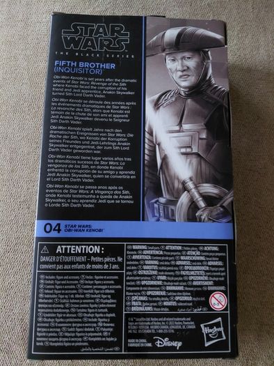 Star Wars the black series Obi Wan Kenobi Fifth Brother (Inquisitor) new in box