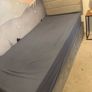 Wayfair Grey Ottoman Storage Bed + Mattress Image 3
