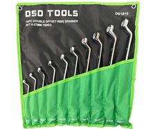 Dsd Tools 10pc Double Offset Ring Spanner Set 6-27mm 75deg