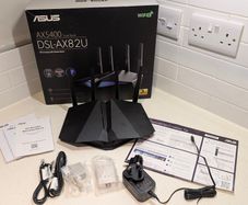 ASUS DSL-AX82U AX5400 Dual Band WiFi 6 Gaming Router DSL Modem Extendable