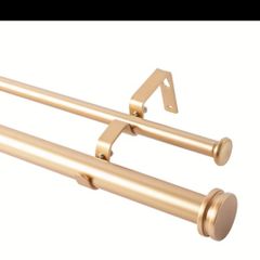 Double curtain rod