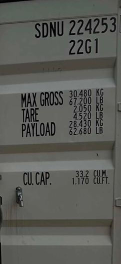 Shipping Container 20FT
