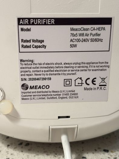 Air Purifier Meaco