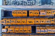 Old wooden stamp/print set