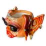 Unique Handmade Creepy Fairy Flower Pot Clay Brand New Image 3