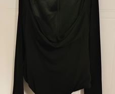 Zara Woman Trf Black Bodysuit Size M