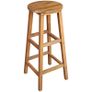 Bar Table and Stool Set 7 Pieces Solid Acacia Wood Image 3