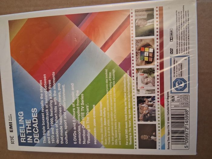 Reeling In The Decades. Brand New In Factory Plastic DVD Set. Collect In Dublin Or Receive Via Post.
